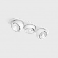 Светильник встраиваемый потолочный LTX SOL IN MINI X3, L301mm, W111mm, H50mm, LED 3x7W, 4000K, белый (01.7523.21.940.WH)