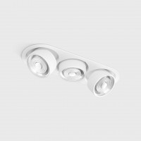 Світильник вбудований стельовий LTX SOL IN MINI X3, L301mm, W111mm, H50mm, LED 3x7W, 3000K, білий/білий (01.7523.21.930.WH/WHG)