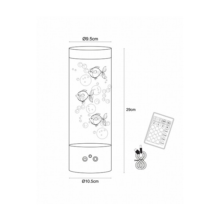 Настільна лампа Zuma Line 87946 AQUA