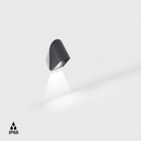 Светильник настенный LTX BEVEL, L30mm, H61mm, SP31mm, LED 3W, 3000К, графит (08.2061.3.930.GR)