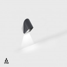 Светильник настенный LTX BEVEL, L30mm, H61mm, SP31mm, LED 3W, 3000К, графит (08.2061.3.930.GR)