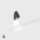 Светильник настенный LTX BEVEL, L30mm, H61mm, SP31mm, LED 3W, 3000К, графит (08.2061.3.930.GR)