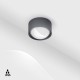 Светильник накладной потолочный LTX BUBBLE, D88mm, H44mm, LED 10W, 3000К, графит (08.1109.10.930.GR)