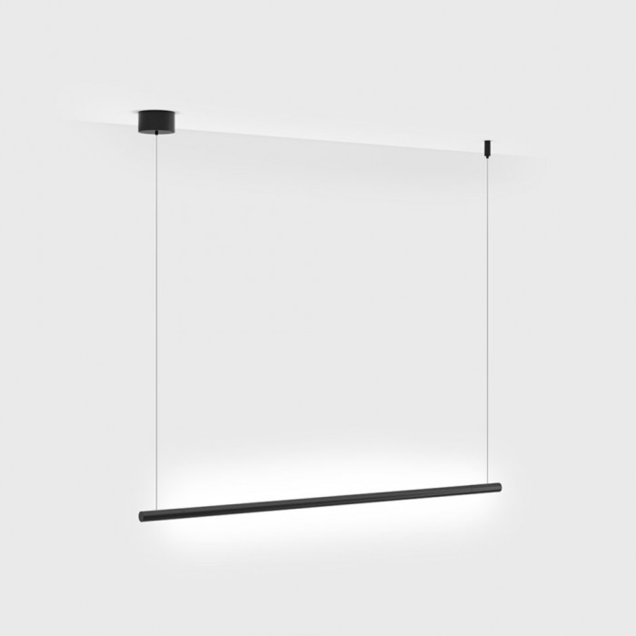 Светильник подвесной LTX STRAW, L670mm, D15mm, LED 5W, 3000К, 48V, черный (10.1570.5.930.BK)