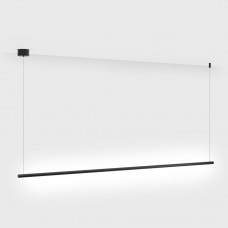 Светильник подвесной LTX STRAW, L1221mm, D15mm, LED 10W, 3000К, 48V, черный (10.1511.10.930.BK)