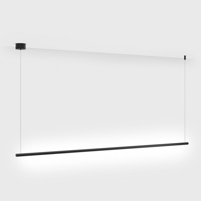 Светильник подвесной LTX STRAW, L1221mm, D15mm, LED 10W, 3000К, 48V, черный (10.1511.10.930.BK)