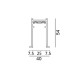 Трек вбудований з рамкою IN_LINE TRACK T, L3000mm, W40mm, H54mm, білий (06.T300.WH)