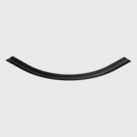 Встроенный радиальный угол PICO_LINE ARC R, R300mm, 408x408mm, H15mm, черный (16.RC30.BK)