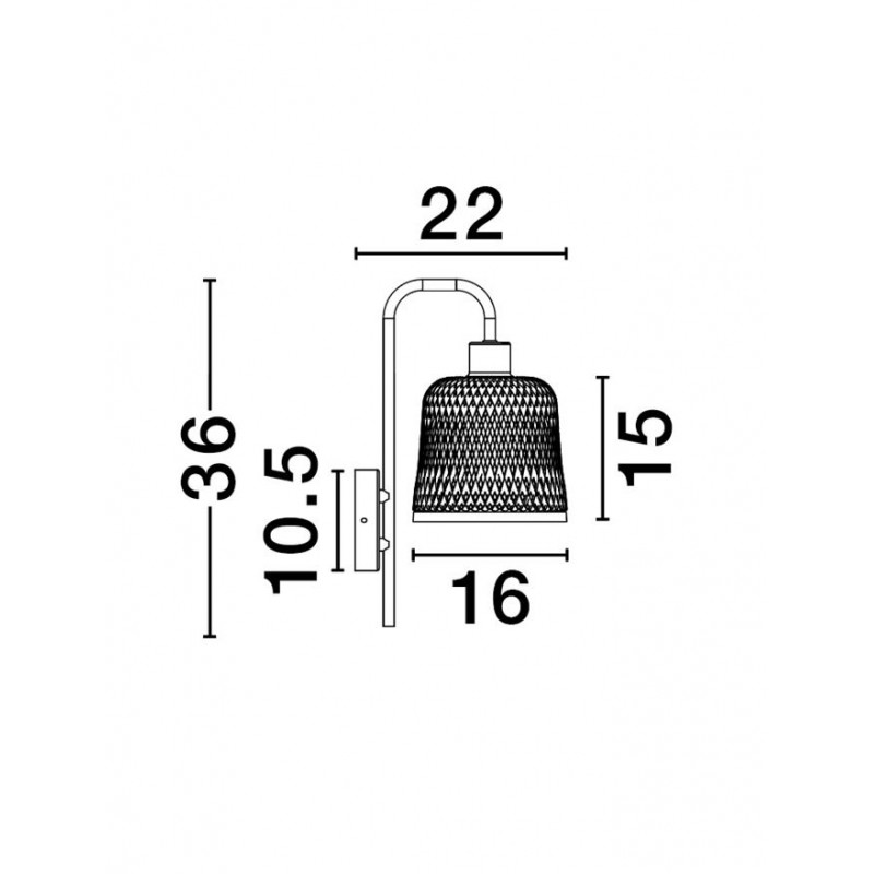 Бра Nova Luce 9001088 Intra
