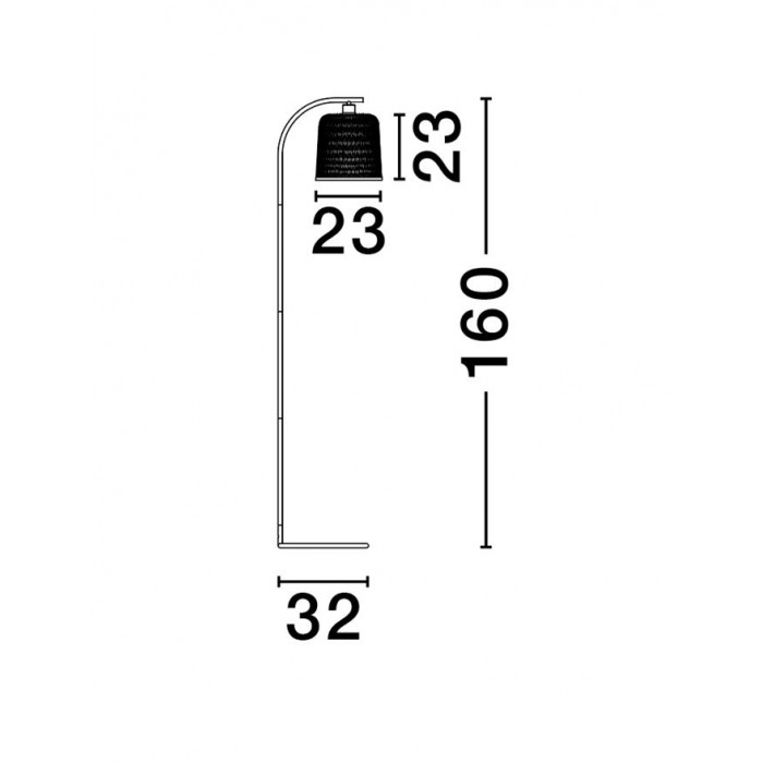 Торшер Nova Luce 9001090 Intra
