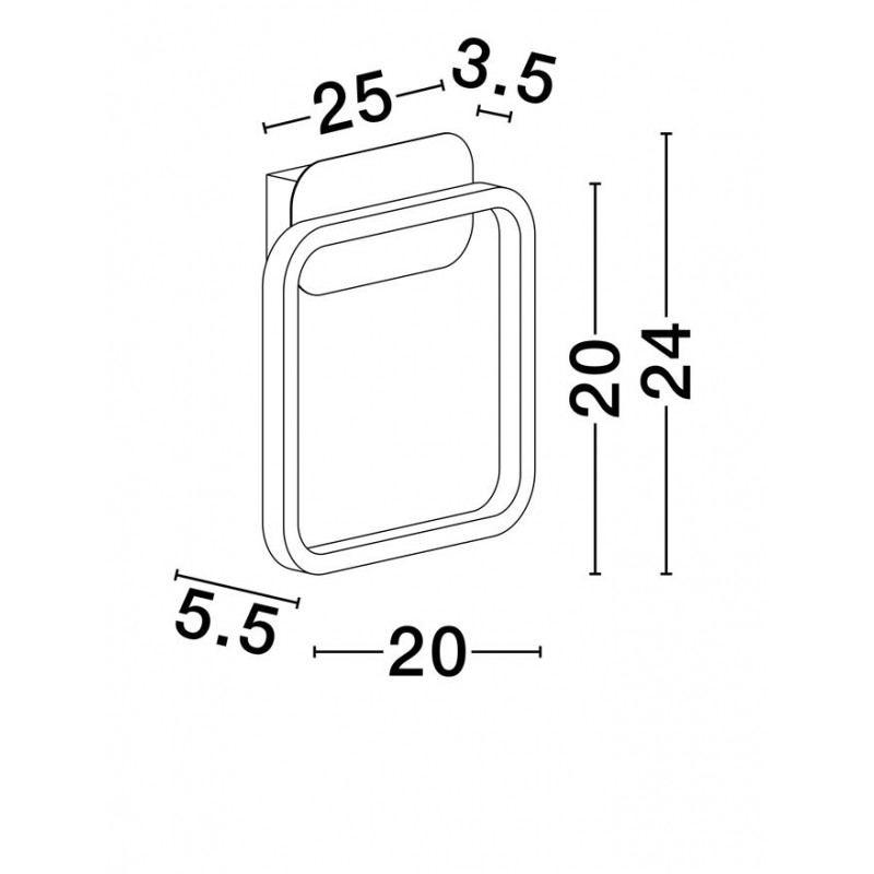 Бра Nova Luce 9001105 Imar, 13 Вт, 563 лм, 3200К