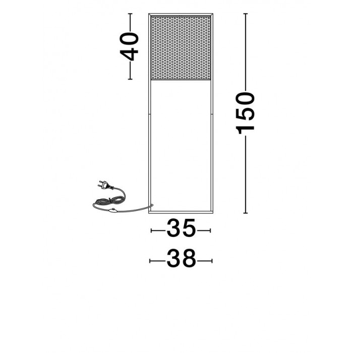 Торшер Nova Luce 9001119 Erto