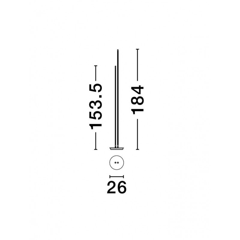 Торшер - Nova Luce 9002062 Intec, 33 Вт, 1174 лм, 3000К