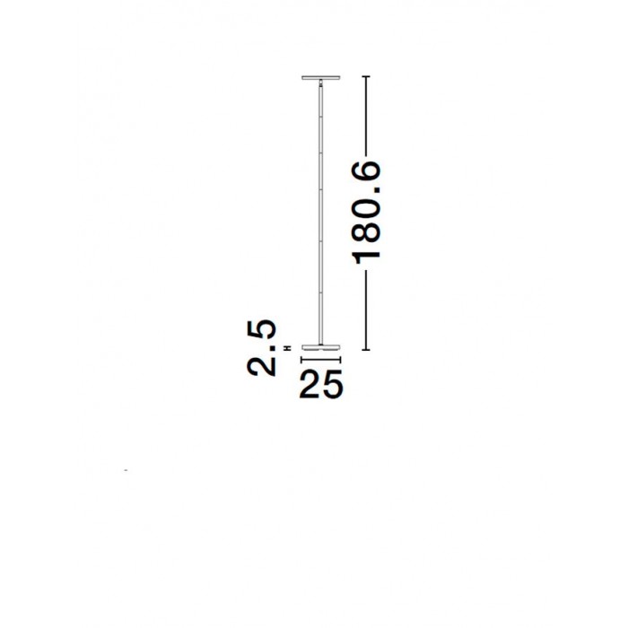 Торшер Nova Luce 9002083 Sinkro, 30 Вт, 2270 лм, 3000К