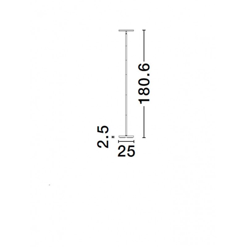 Торшер Nova Luce 9002083 Sinkro, 30 Вт, 2270 лм, 3000К