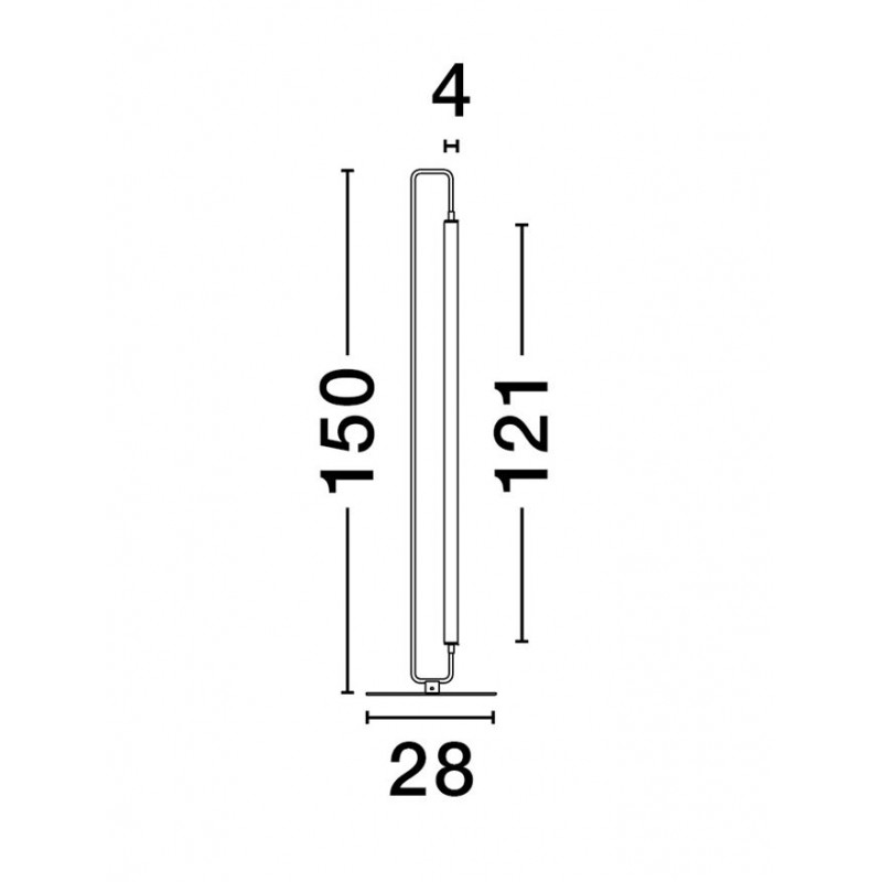 Торшер Nova Luce 9002085 Wetro, 32 Вт, 1856 лм, 3000К