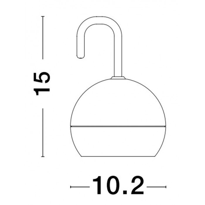 Подвесной светильник Nova Luce 9002865 Venedo, 2 Вт, 180 лм, 3000K