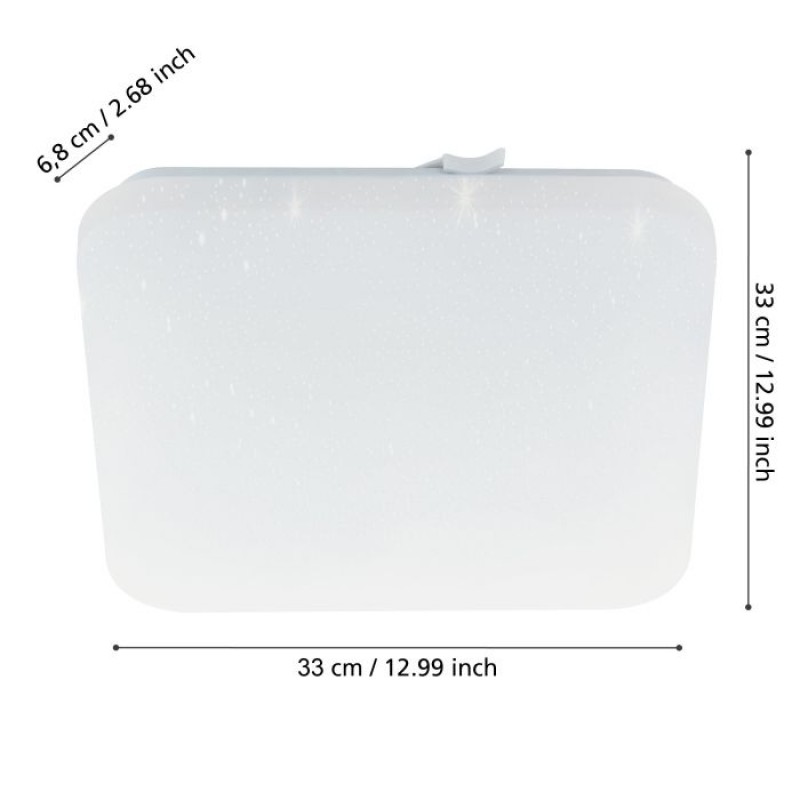 Стельовий світильник Eglo 900364 FRANIA-S wall/ceiling light, 14.6 Вт, 1600 лм, 4000К