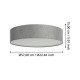 Стельовий світильник Eglo 900442 ROMAO-Z ceiling light, 35 Вт, 3500 лм, 2700К-6500К, RGB