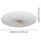 Люстра - Eglo 900501 NIEVES 1 wall/ceiling light, 4.4 Вт, 3710 лм, 3000К