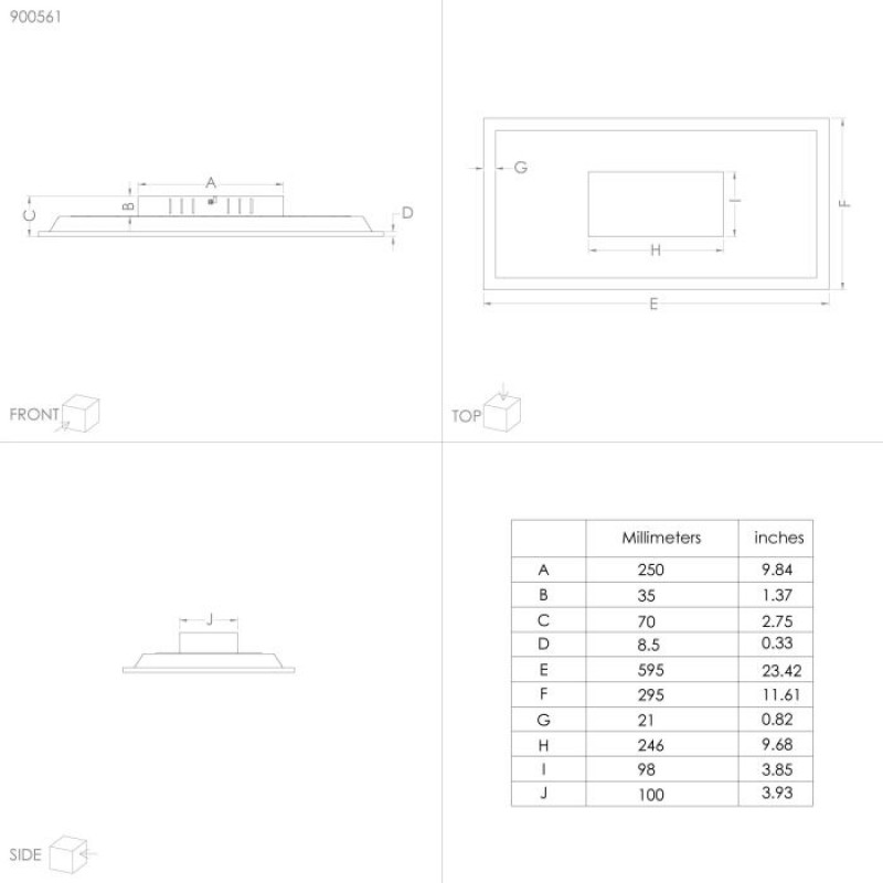 Стельовий світильник Eglo 900561 MARMORATA ceiling light, 17 Вт, 2400 лм, 3000К