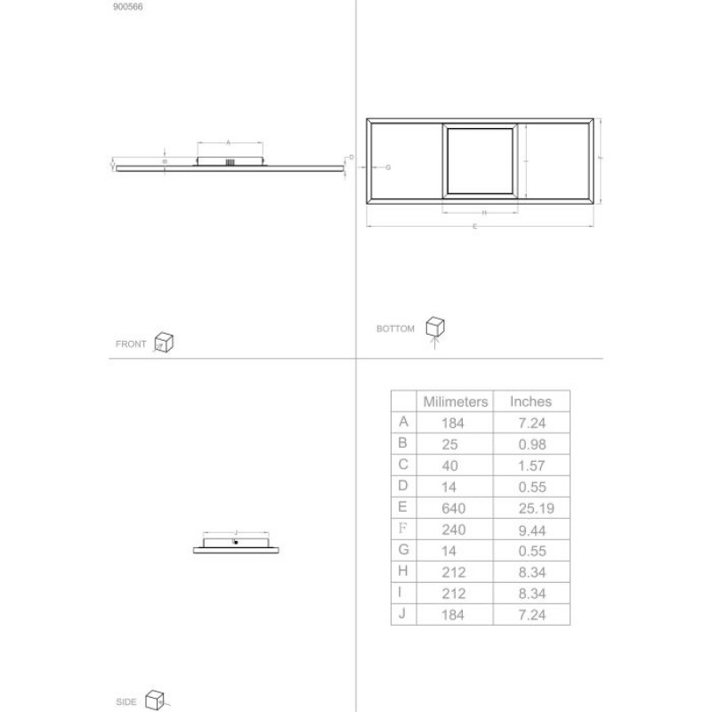 Люстра - Eglo 900566 CALAGRANO-Z ceiling light, 21 Вт, 2600 лм, 3000К-6500К, RGB