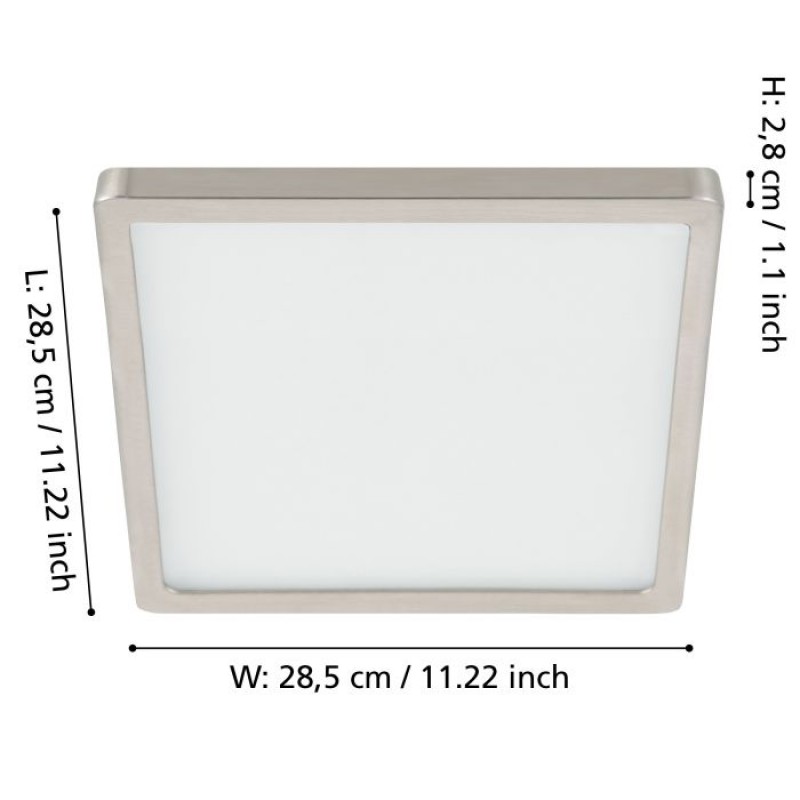 Потолочный светильник Eglo 900595 FUEVA 5 surface-mounted light, 20.5 Вт, 2400 лм, 3000К