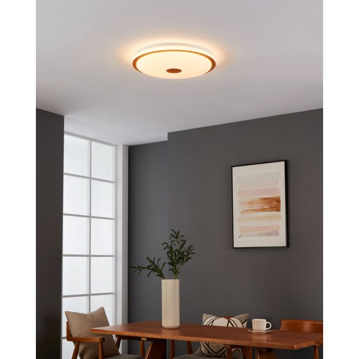 Люстра Eglo 900599 LANCIANO 1 ceiling light, 35 Вт, 4000 лм, 3000K, 4000K, 5000K