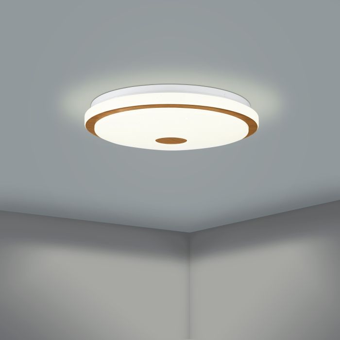 Люстра Eglo 900599 LANCIANO 1 ceiling light, 35 Вт, 4000 лм, 3000K, 4000K, 5000K