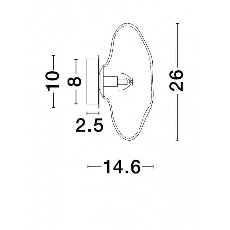Бра Nova Luce 9006035 King