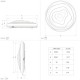 Люстра - Eglo 900605 BATTISTONA ceiling light, 2.9 Вт, 1280 лм, 3000К-6500К