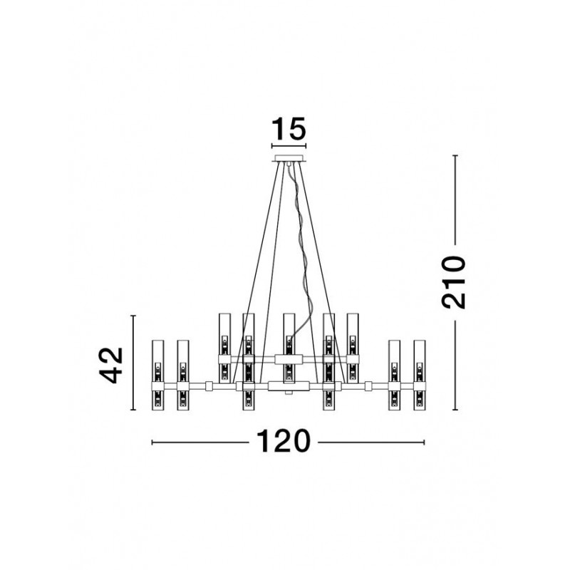 Люстра Nova Luce 9006053 Century
