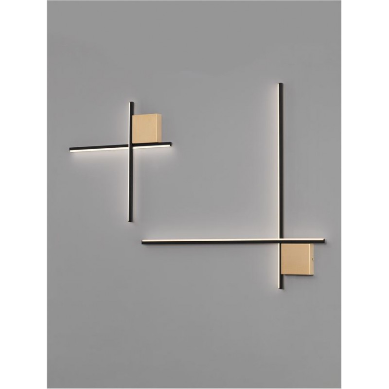 Настенный светильник Nova Luce 9006085 Cross, 15 Вт, 880 лм, 3000К