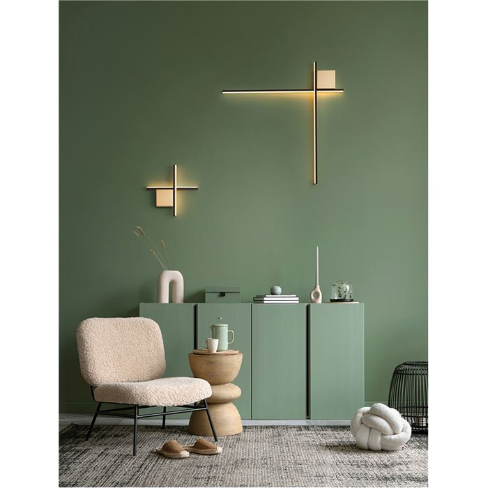 Настенный светильник Nova Luce 9006087 Cross, 20 Вт, 1359 лм, 3000К