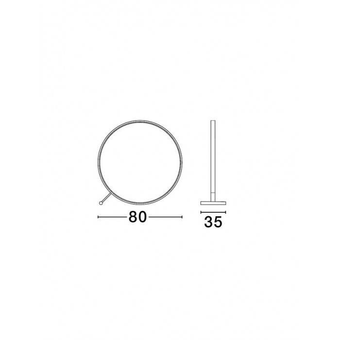 Торшер Nova Luce 9006098 Hola, 46 Вт, 3757 лм, 3000К