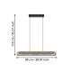 Підвісний світильник Eglo 900702 KOKOMO-Z pendant light, 34 Вт, 4100 лм, 2700К-6500К, RGB