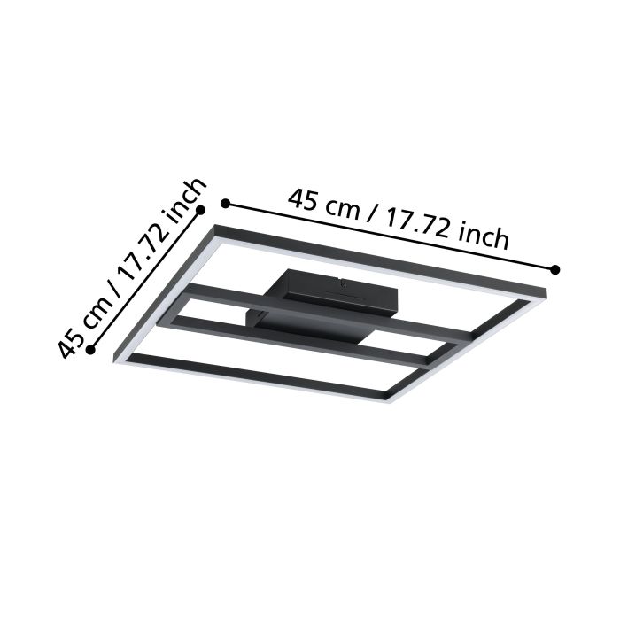 Люстра Eglo 900729 CALAGRANO-Z ceiling light, 21 Вт, 2900 лм, 3000К-6500К, RGB