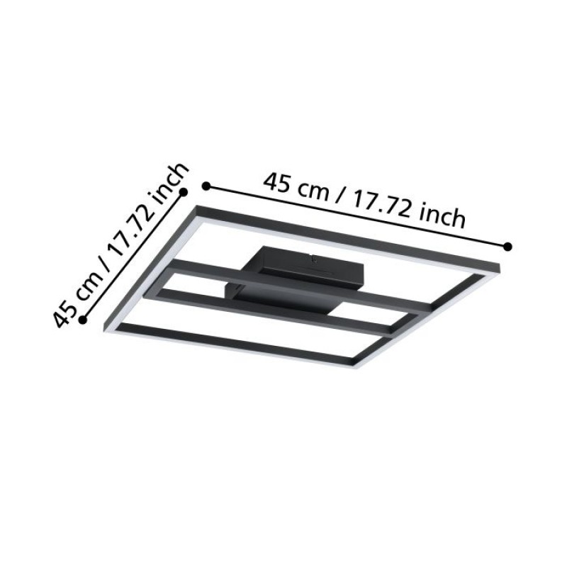 Люстра - Eglo 900729 CALAGRANO-Z ceiling light, 21 Вт, 2900 лм, 3000К-6500К, RGB