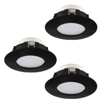 Точечный светильник Eglo 900744 PINEDA recessed light (набор из 3 шт), 4.9 Вт, 360 лм, 3000К