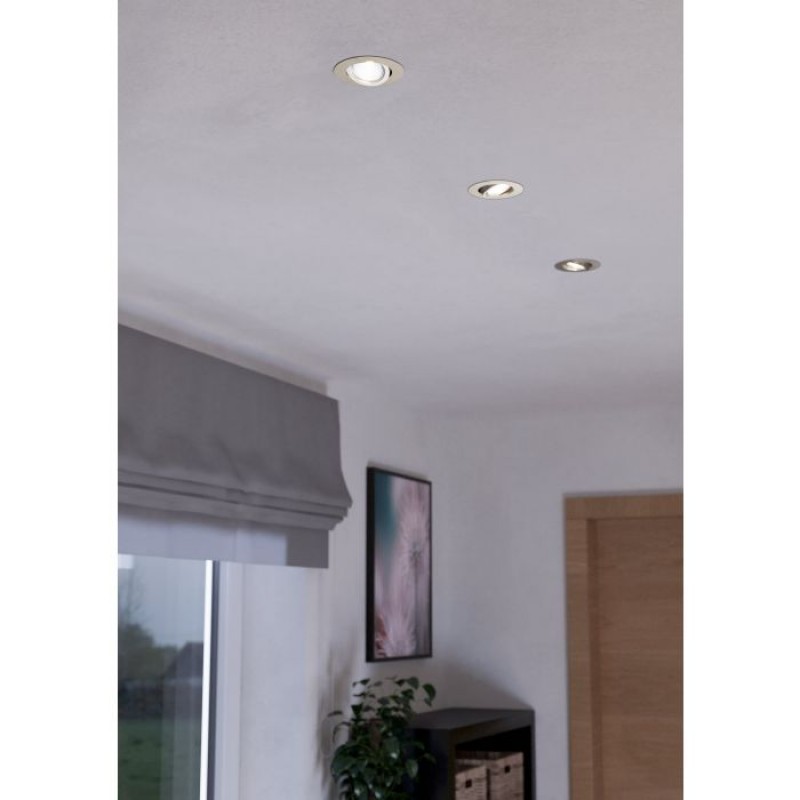 Точечный светильник Eglo 900746 SALICETO recessed light (набор из 3 шт), 6 Вт, 450 лм, 2700К