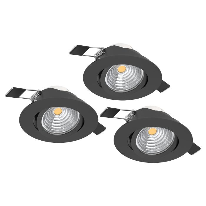 Точечный светильник Eglo 900747 SALICETO recessed light (набор из 3 шт), 6 Вт, 450 лм, 2700К