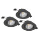 Точечный светильник Eglo 900747 SALICETO recessed light (набор из 3 шт), 6 Вт, 450 лм, 2700К