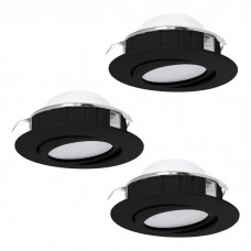 Точковий світильник Eglo 900749 PINEDA recessed light (набор из 3 шт), 5.5 Вт, 360 лм, 3000К