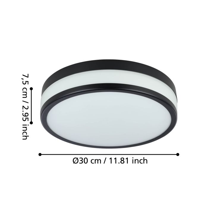 Стельовий світильник Eglo 900846 LED PALERMO wall/ceiling light, 5.7 Вт, 2100 лм, 3000К