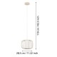 Підвісний світильник Eglo 900867 TERRAROSA pendant light