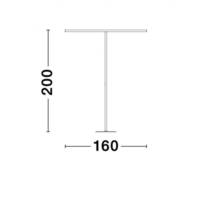 Торшер Nova Luce 9008815 Gal, 60 Вт, 5400 лм, 3000K