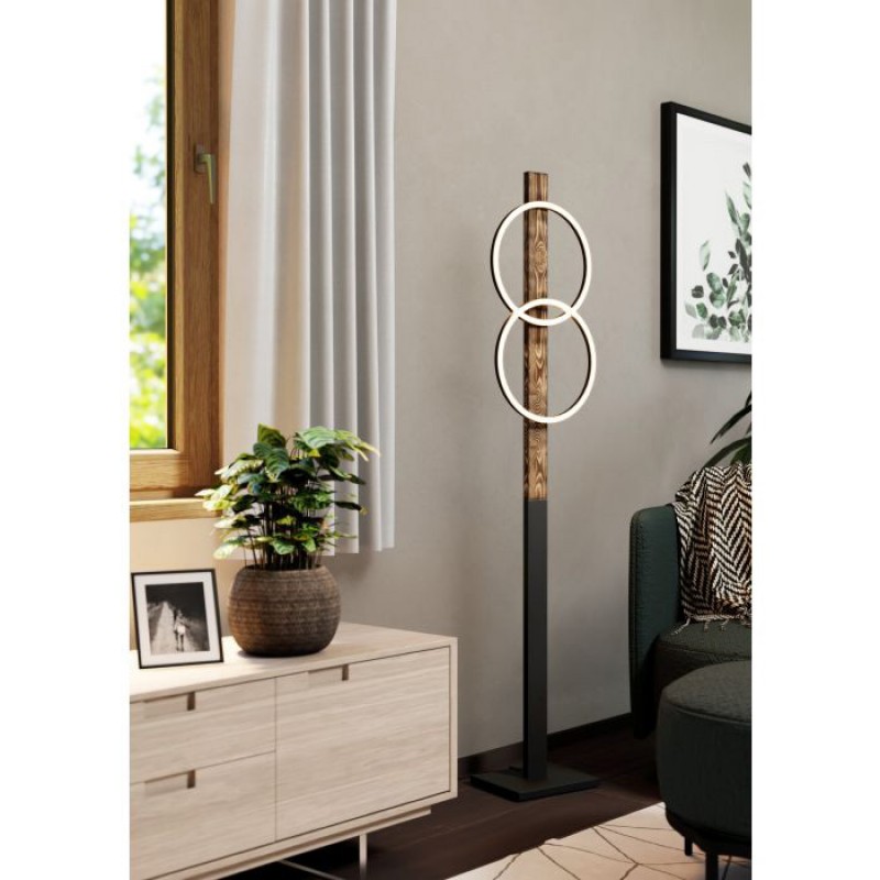 Торшер - Eglo 900892 BOYAL floor light, 12 Вт, 3400 лм, 3000К