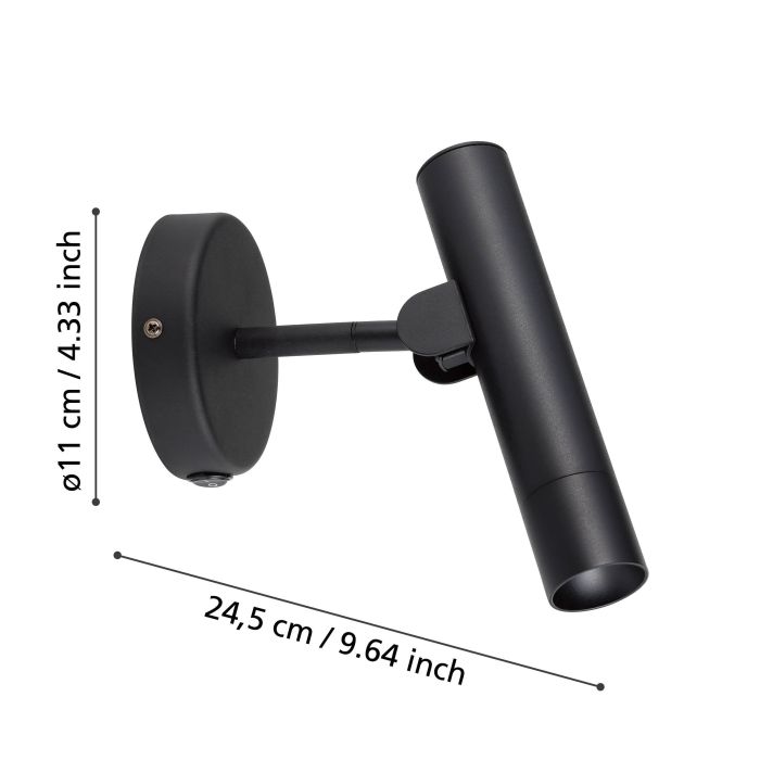 Спот - Eglo 900907 ALMUDAINA wall light, 5 Вт, 480 лм, 3000К Спот - Eglo 900907 ALMUDAINA wall light, 5 Вт, 480 лм, 3000К