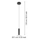 Підвісний світильник Eglo 900926 ALMUDAINA pendant light, 5 Вт, 480 лм, 3000К