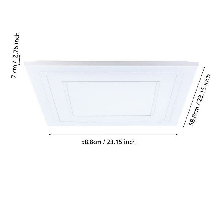 Потолочный светильник Eglo 900961 ALBARCA ceiling light, 29 Вт, 4100 лм, 3000К-6500К, RGB Потолочный светильник Eglo 900961 ALBARCA ceiling light, 29 Вт, 4100 лм, 3000К-6500К, RGB